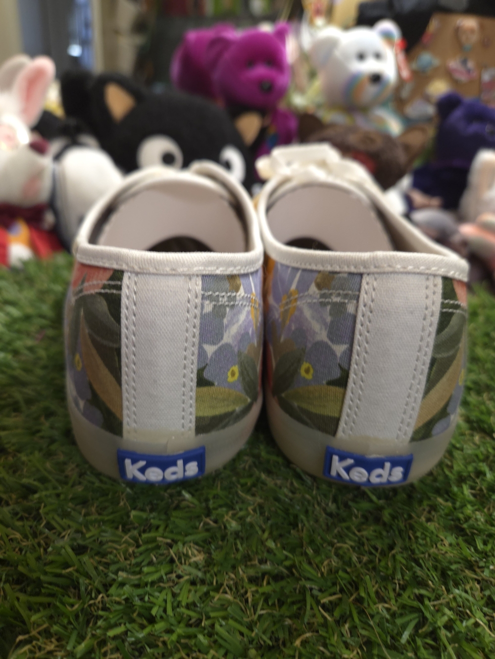 Rifle Paper Co. Keds Women's Floral Canvas Sneakers 8 - Picture 4 of 9